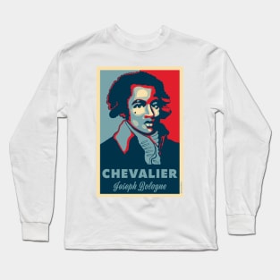 Chevalier Joseph Bologne in the style of Hope poster Long Sleeve T-Shirt